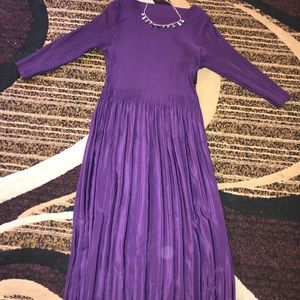 Purple dress